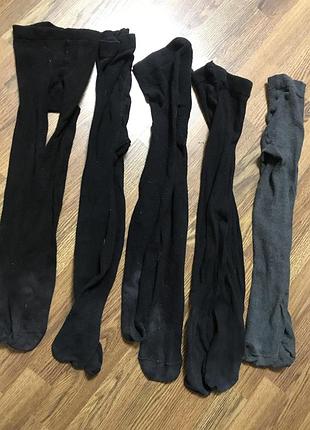 Колготы черные 3-5 лет