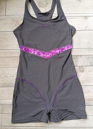 Слитный слитный спортивный купальник slazenger