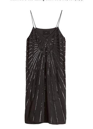Шифоновое короткое платье h&m ,размер 46/l