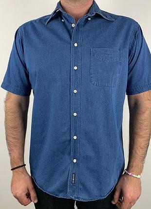 Сорочка джинсова короткий рукав gant
