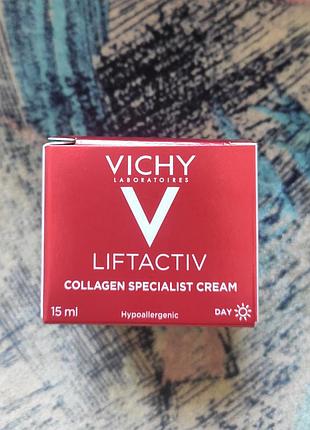Крем для обличчя vichy liftactiv collagen 15 ml