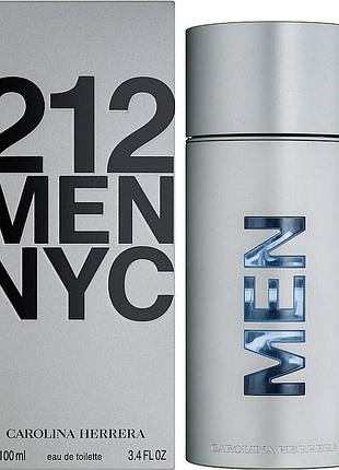 Оригінал carolina herrera 212 men 100 ml туалетна вода
