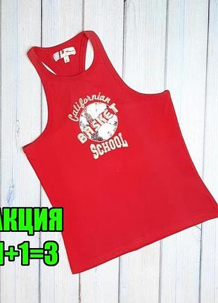 💥1+1=3 стильная фирменная красная майка бейсболка, размер 42 - 44