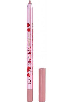 Олівець для губ гелевий vivienne sabo le grand volume 01 — світлий нюд, 1.35 г
