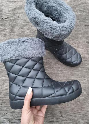 Crocs сапоги ботинки black
