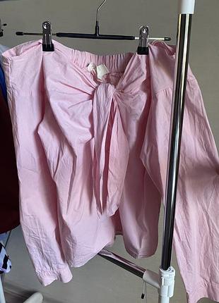 Рубашка обнаженные плечи h&amp;m