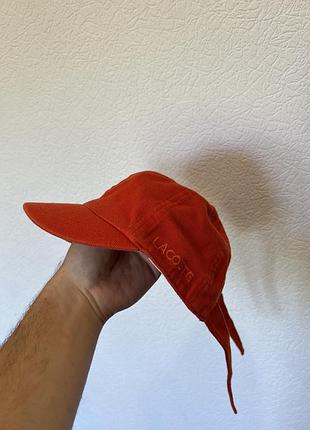 Чоловіча кепка лакоста bandouliere lacoste оранжева