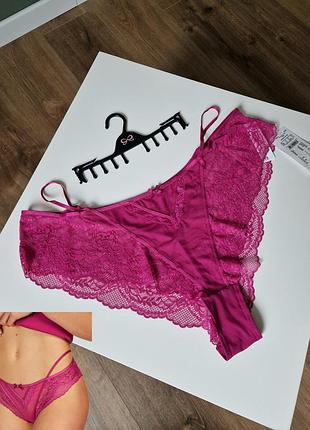 Трусики бразиліана фуксія hunkemoller 3xl uk 18 4xl - 5xl 48 50