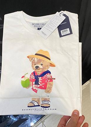 Футболка polo bear ralph lauren унісекс футболка з ведмедем