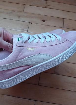Замшевые кроссовки puma suede