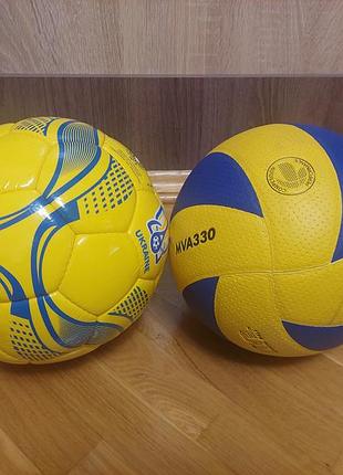 Продам новый футбольный мяч joma, сборной украины / волейбольный мяч mikasa mva 330