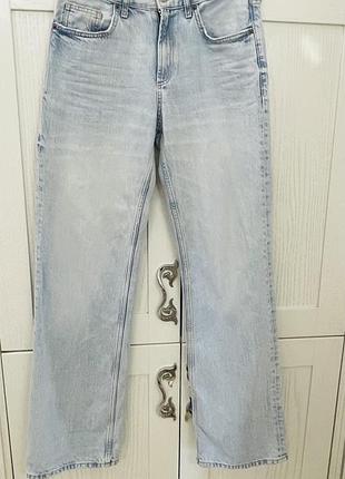 Джинси широкі. якісні. zara