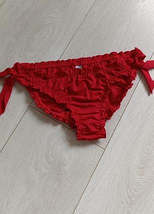 Плавки жатки базовый красный низ купальника pour moi m 10 38 46