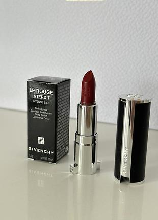 Червона брендова люкс помада givenchy