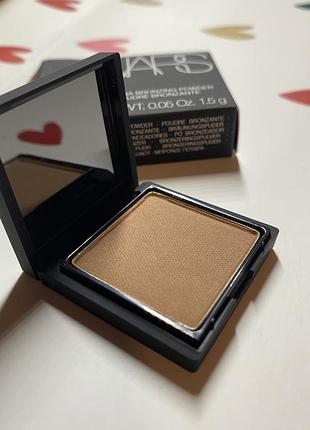 Nars laguna bronzing powder бронзуюча та контурна пудра у відтінку laguna 02 (original), 1,5 гр.