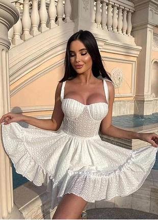 Сукня платье прошва батист бюстье