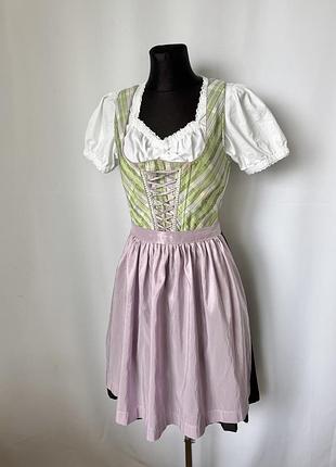 Turi landhaus дирндль костюм баварский дірндль австрия германия октоберфест лиловый салатовый винтаж