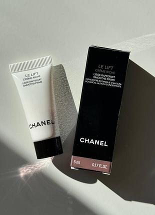 Крем для обличчя насиченої текстури chanel noir le lift creme smoothing and firming rich cream  міні 5мл