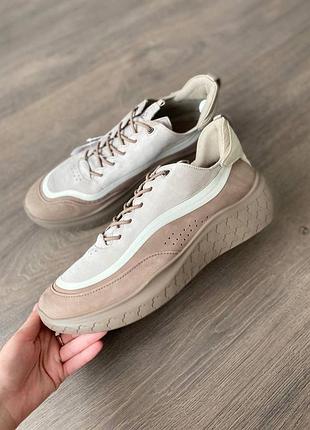 Кроссовки кожаные оригинал ecco therap 825274 гг.45