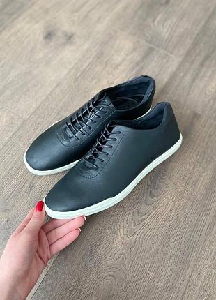 Мокасины кожаные оригинал ecco simpil 208613 гг.37,39