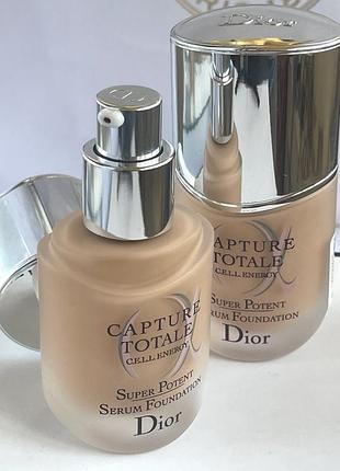 Оригінал. тональний крем- сироватка dior capture totale anti-aging corrective serum  3n 30 ml