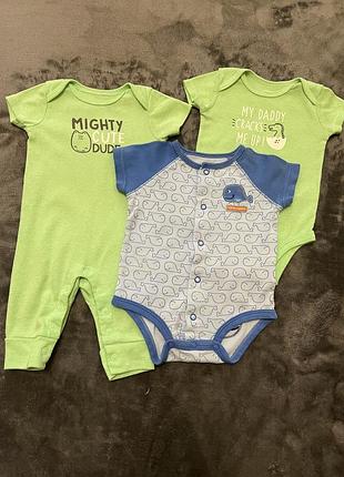 Ромпер і два бодіка від carter’s