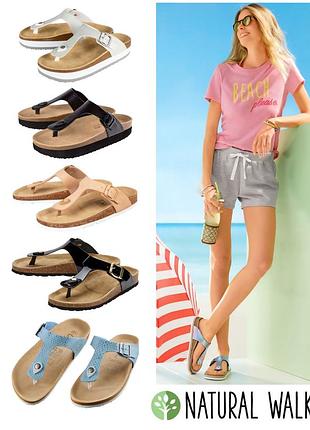 👒🩷☀️лидер среди женской летней обуви - вьетнамки natural walk by esmara® и oyanda