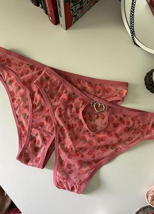 Трусики американки жіночі з металевим сердечком