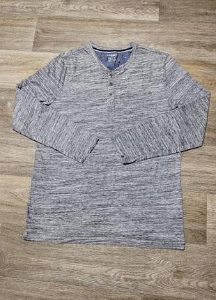 Мужской лонгслив livergy размер l серый