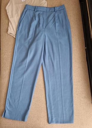 Брюки h&amp;m голубого цвета
