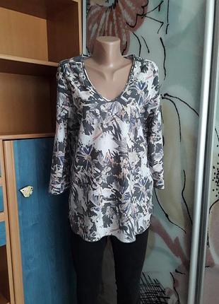 Тончайшая, по типу шифона, блуза из органического хлопка, 44-46, 
marc o'polo