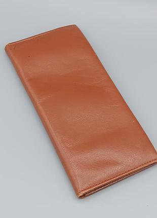 Кожаный длинный кошелек golunski