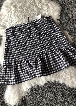 Спідниця в клітинку h&m р.м 3