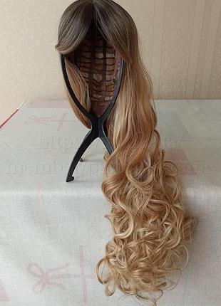 Новый парик блонд, длинная, термостойкая, с чуточкой, парик