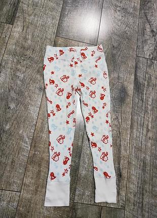 Лосіни, штани в рубчик бавовняні, р. 5-6 років, 110-116, довжина 66см