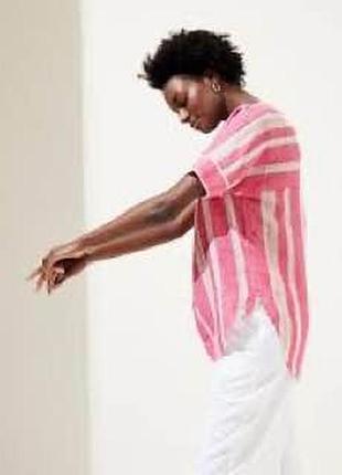 M&s arket uniqlo блуза рубашка льняная