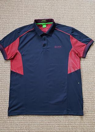 Hugo boss paule pro 1 поло футболка slim fit uv protection оригинал (xxl)