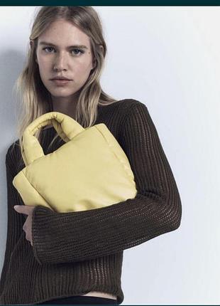 Яскрава  сумка zara