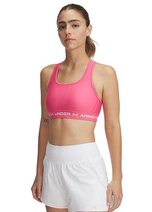 Топ спортивный under armour розовый топик для фитнеса йоги тренажерного зала