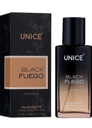 Туалетная вода unice black fuego