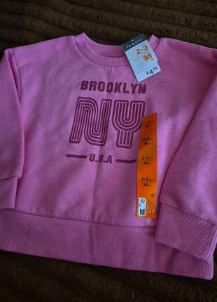 Свитшот на девочку 2-3 года