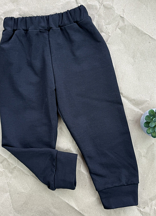 Брюки двунитка черные 74-104 см