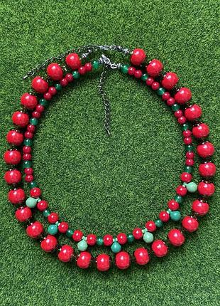 Ягідна пара: намисто та шелести