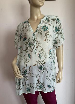 Легкая вискозная блузка / xl / brend nile