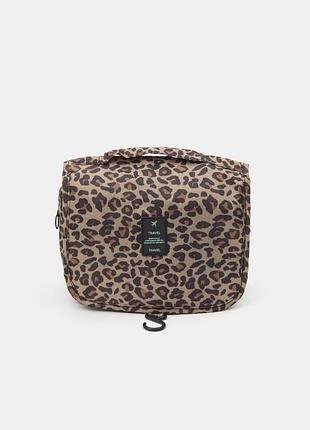 Дорожня косметичка леопардова