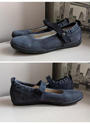 Туфлі балетки daumling agata (35) з натуральної шкіри-нубук оригінал жіночі