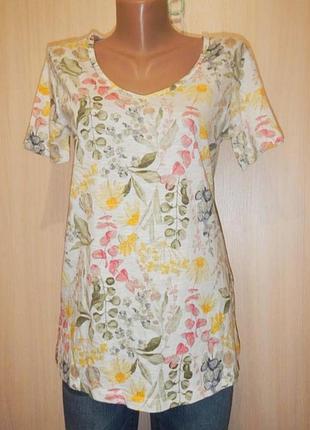 Летняя натуральная футболка от nutmeg, 2xl-3xl