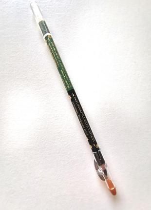 Олівець для очей, зелений +чорний