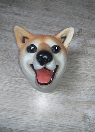 Игрушка-перчатка собака акита