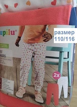 Комплект (2 шт.) — круті джогери lupilu, спортивні штани lupilu, р.110/116